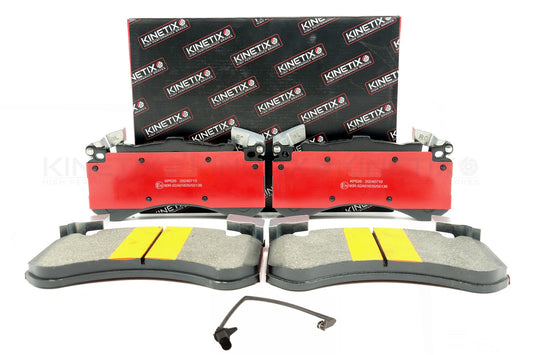 FOR AUDI S6 S7 S8 A8 PERFORMANCE FRONT BRAKE PADS & WEAR WIRE SENSOR