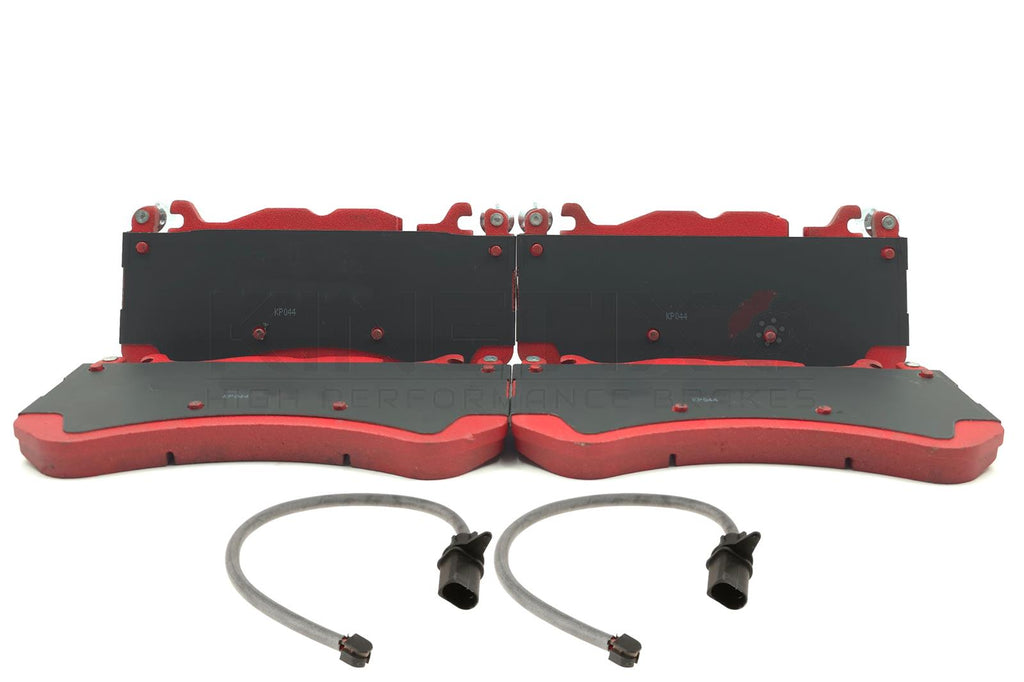 FOR AUDI RS6 C6 C7 RS7 4G PERFORMANCE RACING FRONT BRAKE PADS & SENSORS