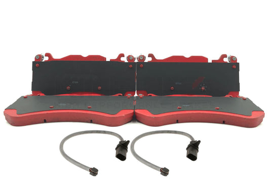 FOR AUDI RS6 C6 C7 RS7 4G PERFORMANCE RACING FRONT BRAKE PADS & SENSORS