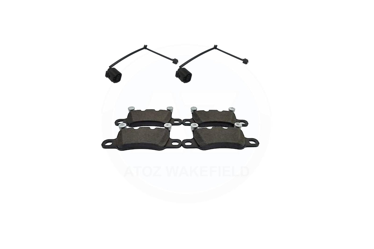 FOR BENTLEY CONTINENTAL GT FLYING SPUR 2017- FRONT REAR BRAKE PADS & SENSORS