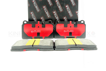 FOR ASTON MARTIN DB9 VANTAGE VOLANTE FRONT GROOVED BRAKE DISCS PADS SET 355mm