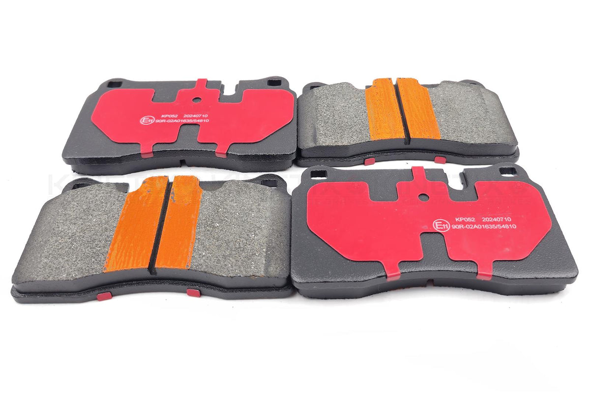FOR ASTON MARTIN DB9 VANTAGE VOLANTE FRONT GROOVED BRAKE DISCS PADS SET 355mm