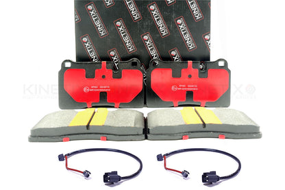 FOR AUDI RS3 8P 2011-2012 FRONT BRAKE DISCS RACING PADS SENSORS 370mm