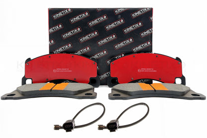 FOR VW TOUAREG 3.0 V6 TDI DRILLED FRONT BRAKE DISCS PADS WEAR SENSORS 360mm