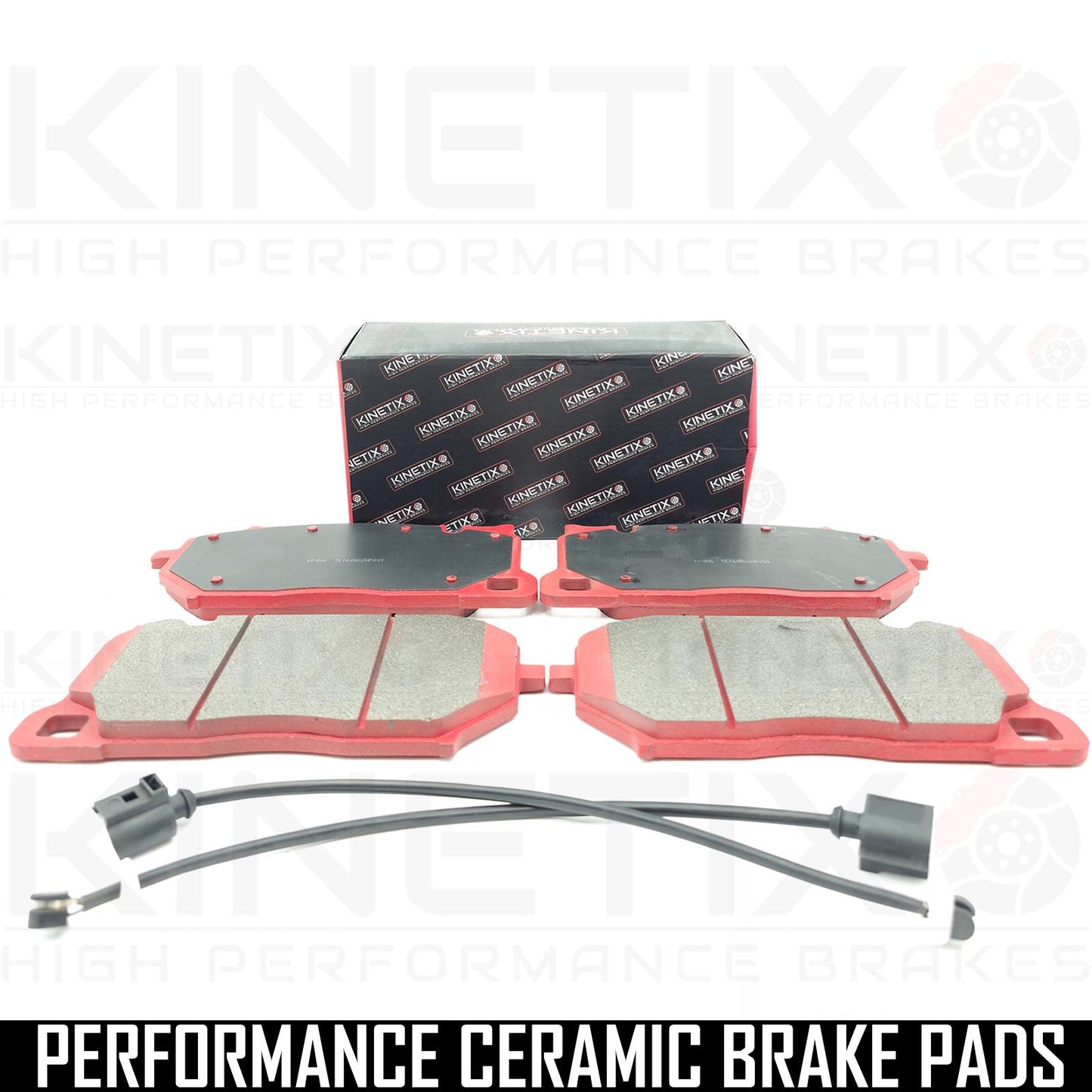 FOR AUDI RSQ8 RS Q8 4MN 4MT 2019 FRONT BRAKE PADS & WEAR WIRE SENSORS