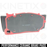 FOR AUDI RS6 RS7 C8 4KA RSQ8 RS Q8 FRONT BRAKE PADS & WEAR WIRE SENSORS