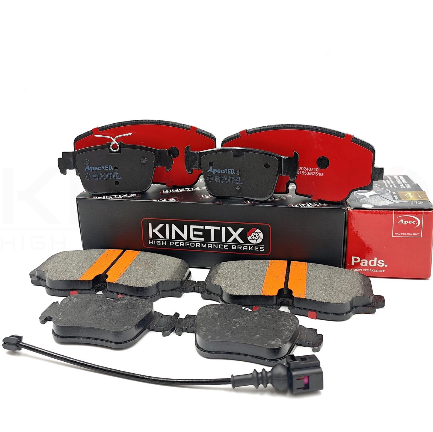FOR AUDI S3 8Y VW ARTEON R GOLF R TIGUAN R CUPRA LEON FRONT REAR BRAKE PADS SET