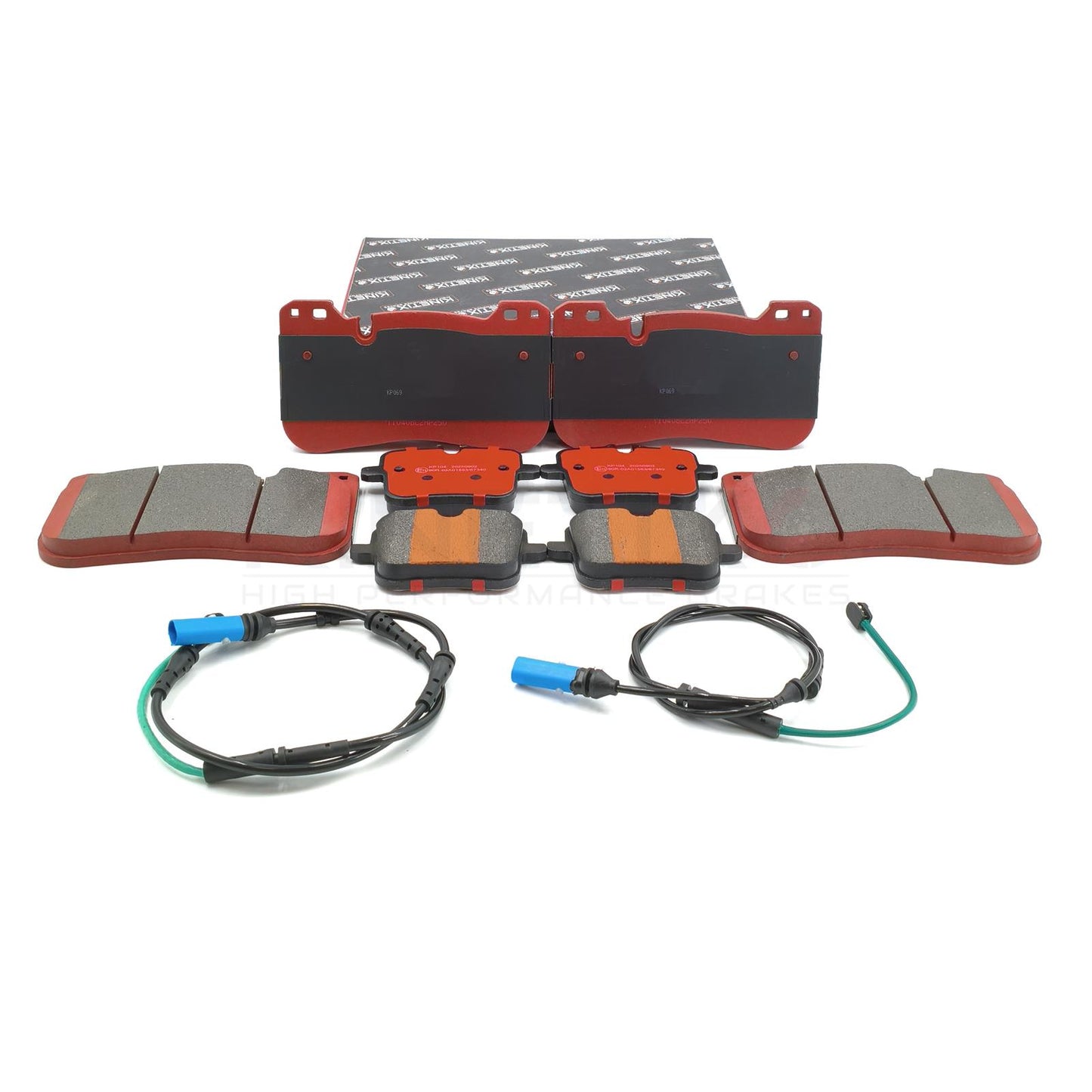 FOR BMW M5 F90 M8 F91 F92 F93 COMPETION FRONT REAR BRAKE PADS & WEAR SENSORS