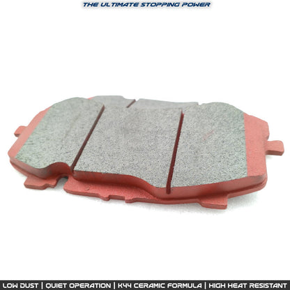 FOR BENTLEY BENTAYGA 3.0 Hybrid 4.0 4.0 D 6.0 CROSS DRILLED FRONT BRAKE DISCS PADS & WEAR WIRE SENSORS 400mm X 38mm 4M0615301AJ 4M0615301AR 4M0698151AK 4M0698151AE