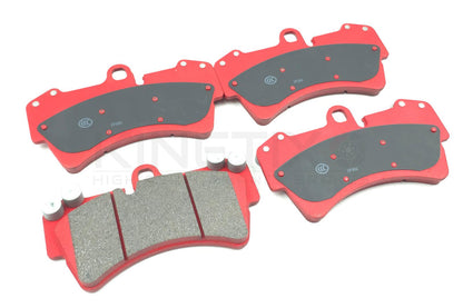 FOR AUDI Q7 4.2 FSI 2006-2010 DRILLED FRONT BRAKE DISCS PADS SENSORS 350mm
