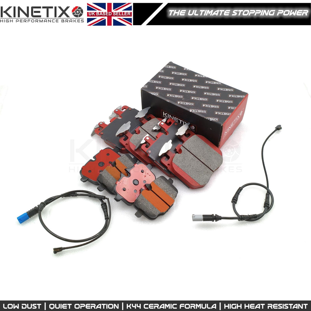 FOR BMW 525d 530i 530e 530d 540i 540d 545e M550i M550d G30 G31 M SPORT FRONT REAR BRAKE PADS & WEAR WIRE SENSOR LEADS