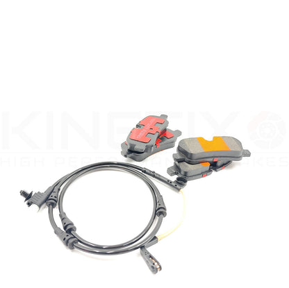 FOR LAND ROVER DISCOVERY RANGE ROVER SPORT PERFORMANCE REAR BRAKE PADS & SENSOR