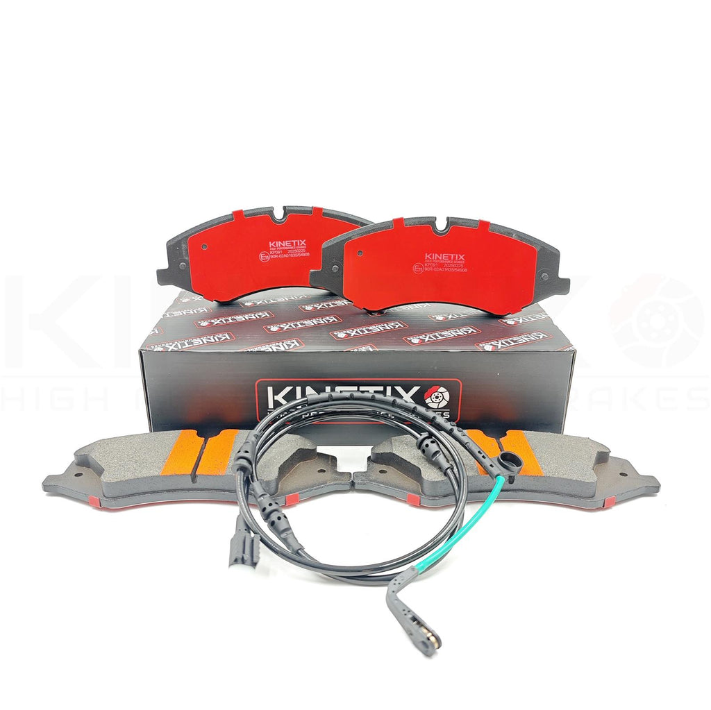 FOR RANGE ROVER SPORT DISCOVERY 4 PERFORMANCE FRONT BRAKE PADS & WEAR SENSOR