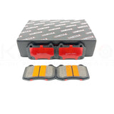 FOR TESLA MODEL S MODEL X CROSS DRILLED REAR BRAKE DISCS K44 CERAMIC PADS 365mm