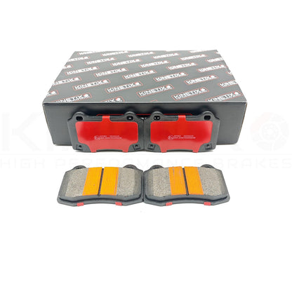 FOR TESLA MODEL S MODEL X CROSS DRILLED REAR BRAKE DISCS K44 CERAMIC PADS 365mm