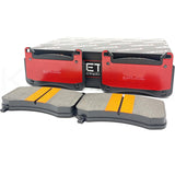 FOR TESLA MODEL Y (5YJY) 19- FRONT BRAKE DISCS KINETIX RACING PADS 355mm X 25mm