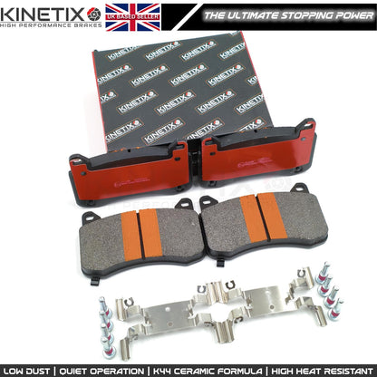 FOR TESLA MODEL Y 5YJY 2019- CROSS DRILLED FRONT BRAKE DISCS PADS 1188612-00-D