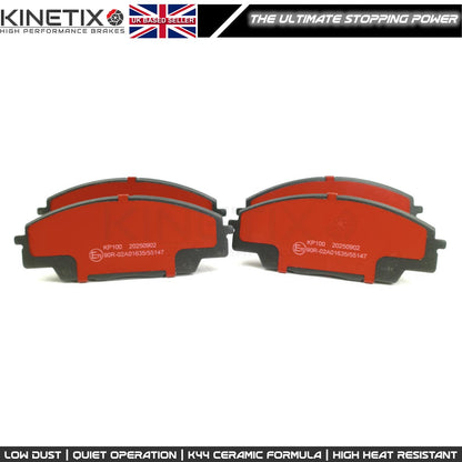 FOR HONDA CIVIC EP3 TYPE-R 01-05 DRILLED GROOVED FRONT BRAKE DISCS PADS 300mm
