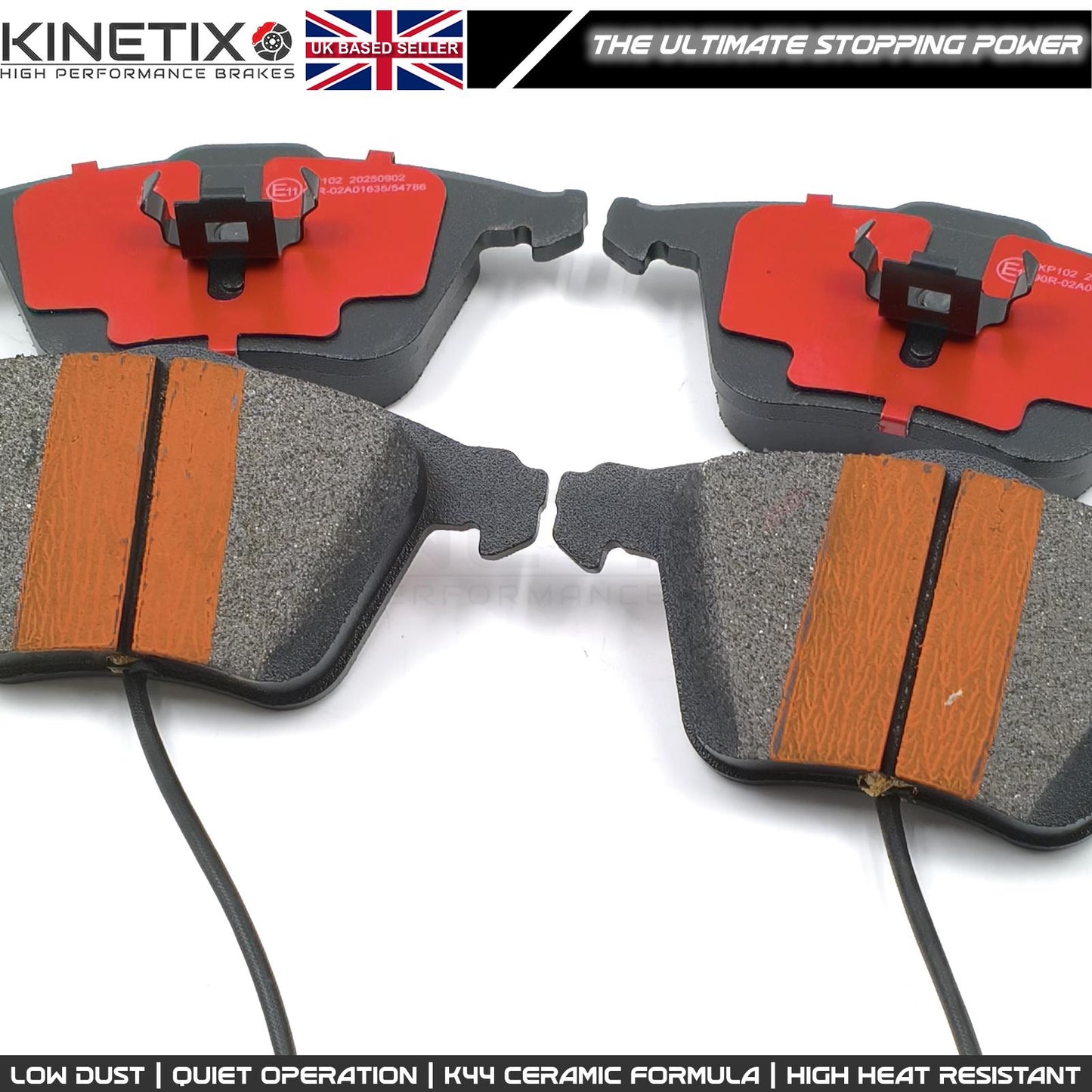 FOR VW SCIROCCO R 09-17 DRILLED FRONT BRAKE DISCS CERAMIC PERFORMANCE PADS 345mm