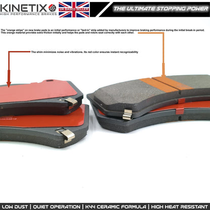 FOR JEEP GRAND CHEROKEE 6.4 SRT8 CERAMIC FRONT BRAKE PADS SET 68144427AA