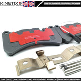 FOR MASERATI QUATTROPORTE 2012- FRONT DRILLED BRAKE DISCS APEC PADS SENSOR 360mm