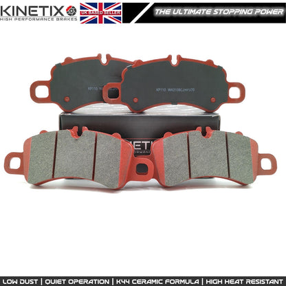 FOR PORSCHE BOXSTER CAYMAN (718) 911 Carrera (991,992) FRONT BRAKE PADS & SENSOR