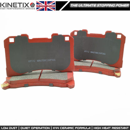 FOR TOYOTA YARIS 1.6 GR 2020- TWO PIECE FLOATING FRONT BRAKE DISCS CERAMIC PADS