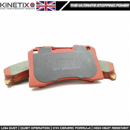 FOR TOYOTA YARIS 1.6 GR 2020- TWO PIECE FLOATING FRONT BRAKE DISCS CERAMIC PADS