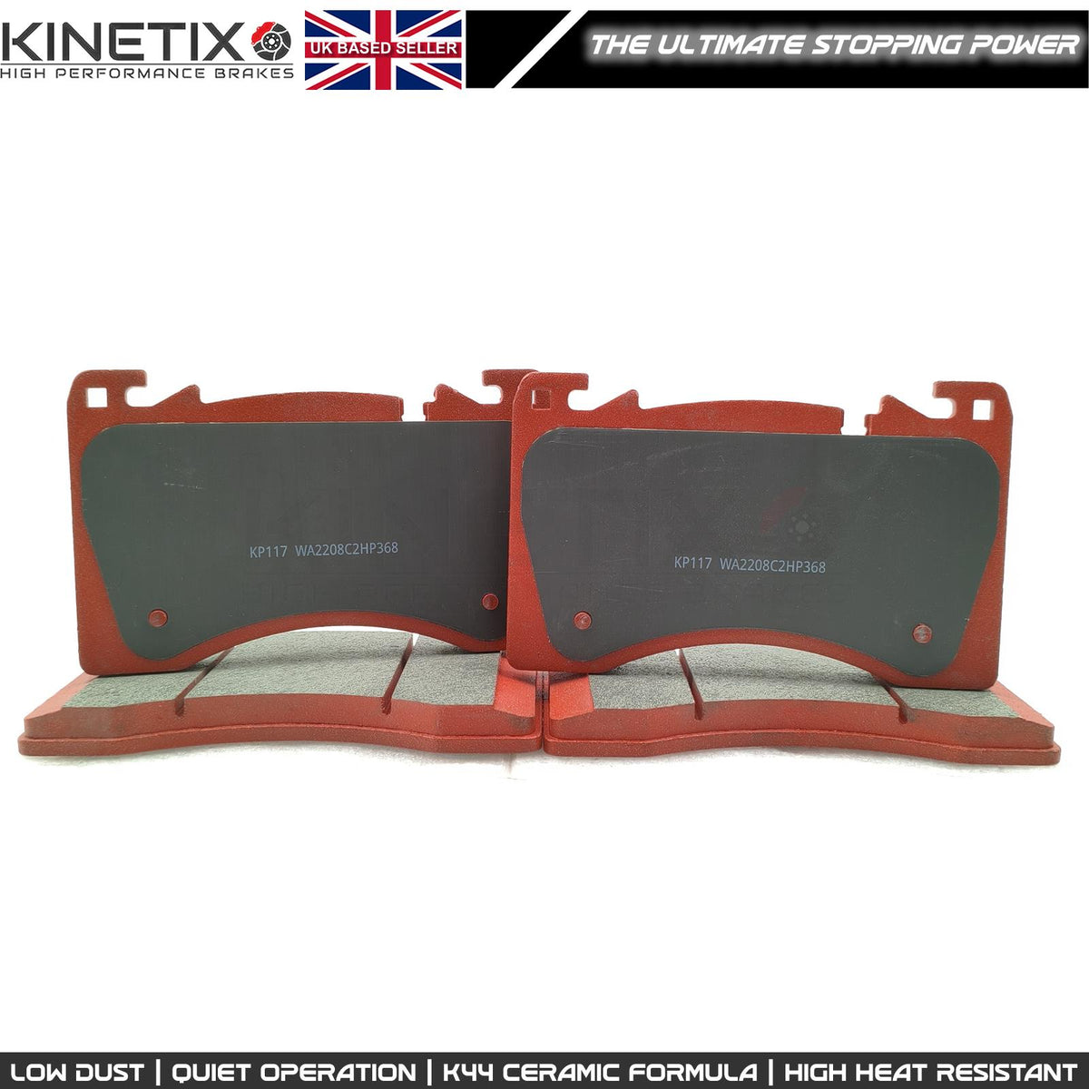 FOR RANGE ROVER P360 22- CROSS DRILLED FRONT BRAKE DISCS CERAMIC RACING PADS & WEAR WIRE SENSOR LEAD 380mm LR153518 / LR157388