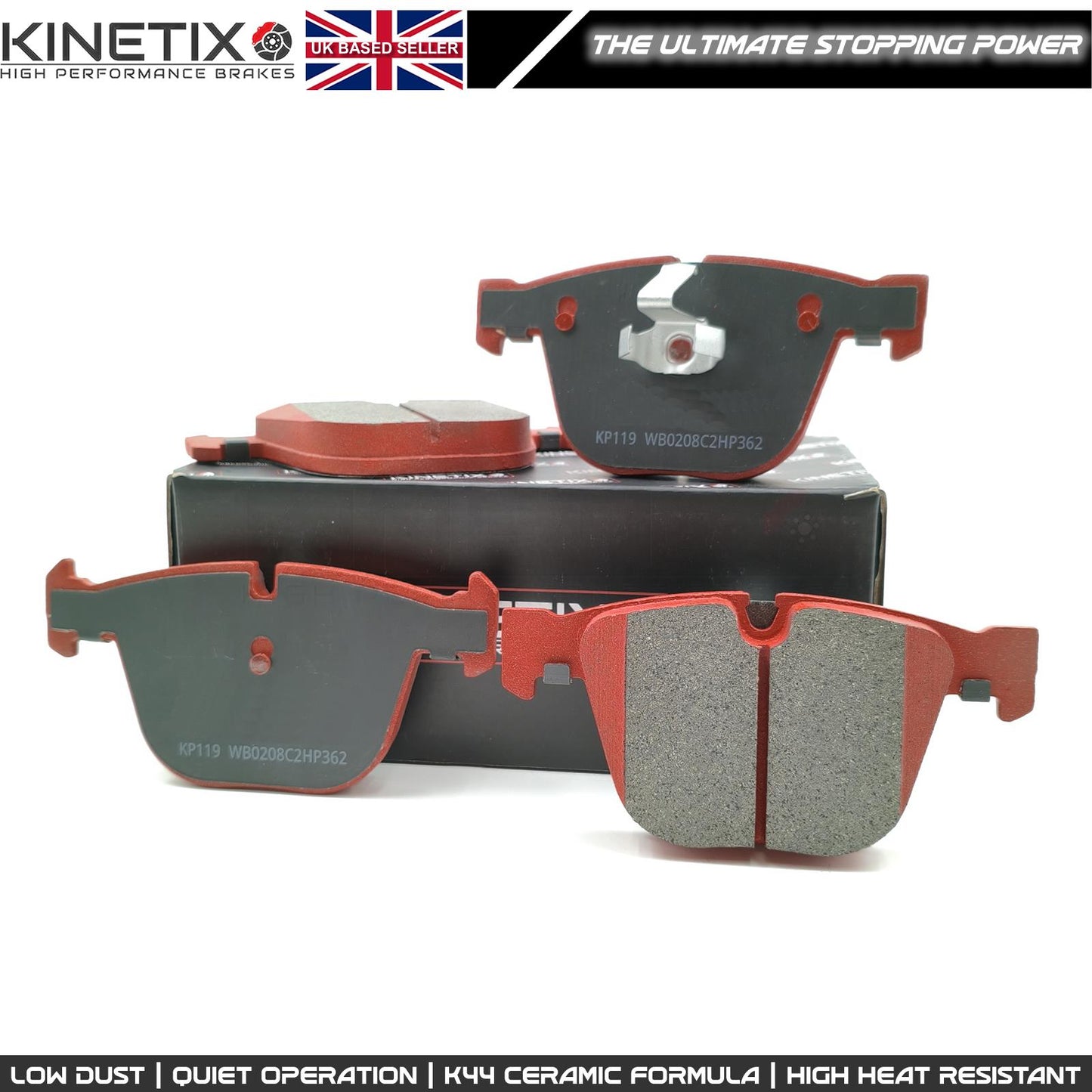FOR BMW 1M E82 M3 E90 E92 E93 REAR PERFORMANCE RACING BRAKE PADS & WEAR SENSOR