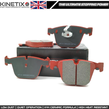 FOR BMW 1M E82 M3 E90 E92 E93 REAR PERFORMANCE RACING BRAKE PADS & WEAR SENSOR