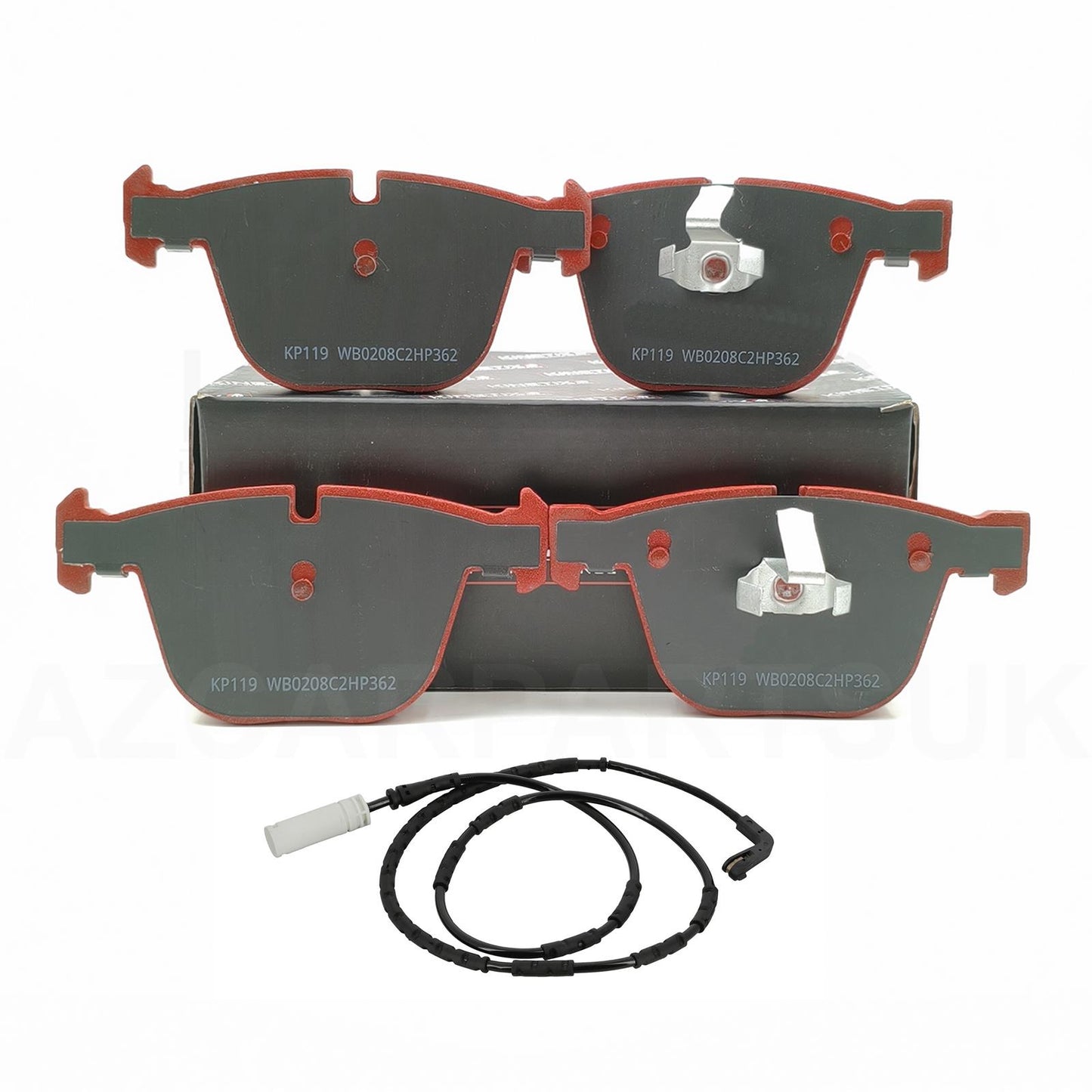 FOR BMW 1M E82 M3 E90 E92 E93 REAR PERFORMANCE RACING BRAKE PADS & WEAR SENSOR