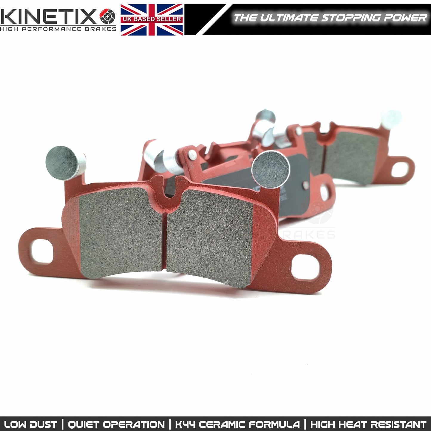 FOR VW TOUAREG 3.0 V6 TDI TSI 2010-2018 CERAMIC PERFORMANCE REAR BRAKE PADS SET