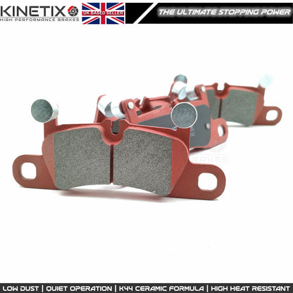 FOR PORSCHE CAYENNE 3.0 S E-Hybrid PERFORMANCE RACING REAR BRAKE PADS & SENSORS
