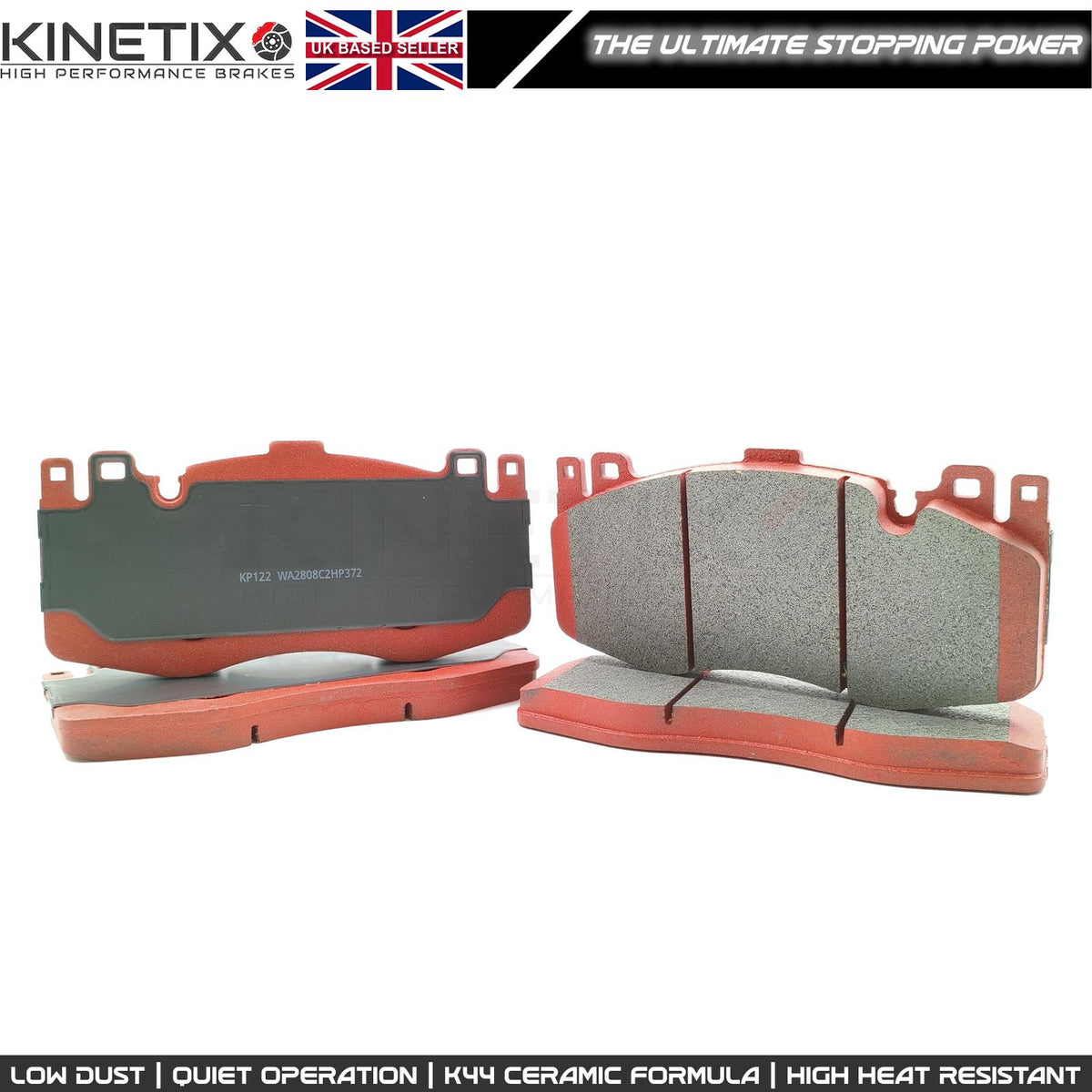 FOR BMW X5M F85 X6M F86 (2014-2019) 4.4 V8 FRONT LEFT RIGHT BRAKE DISCS KINETIX CERAMIC K44 RACING PADS & WEAR WIRE SENSOR LEAD 395mm X 36mm