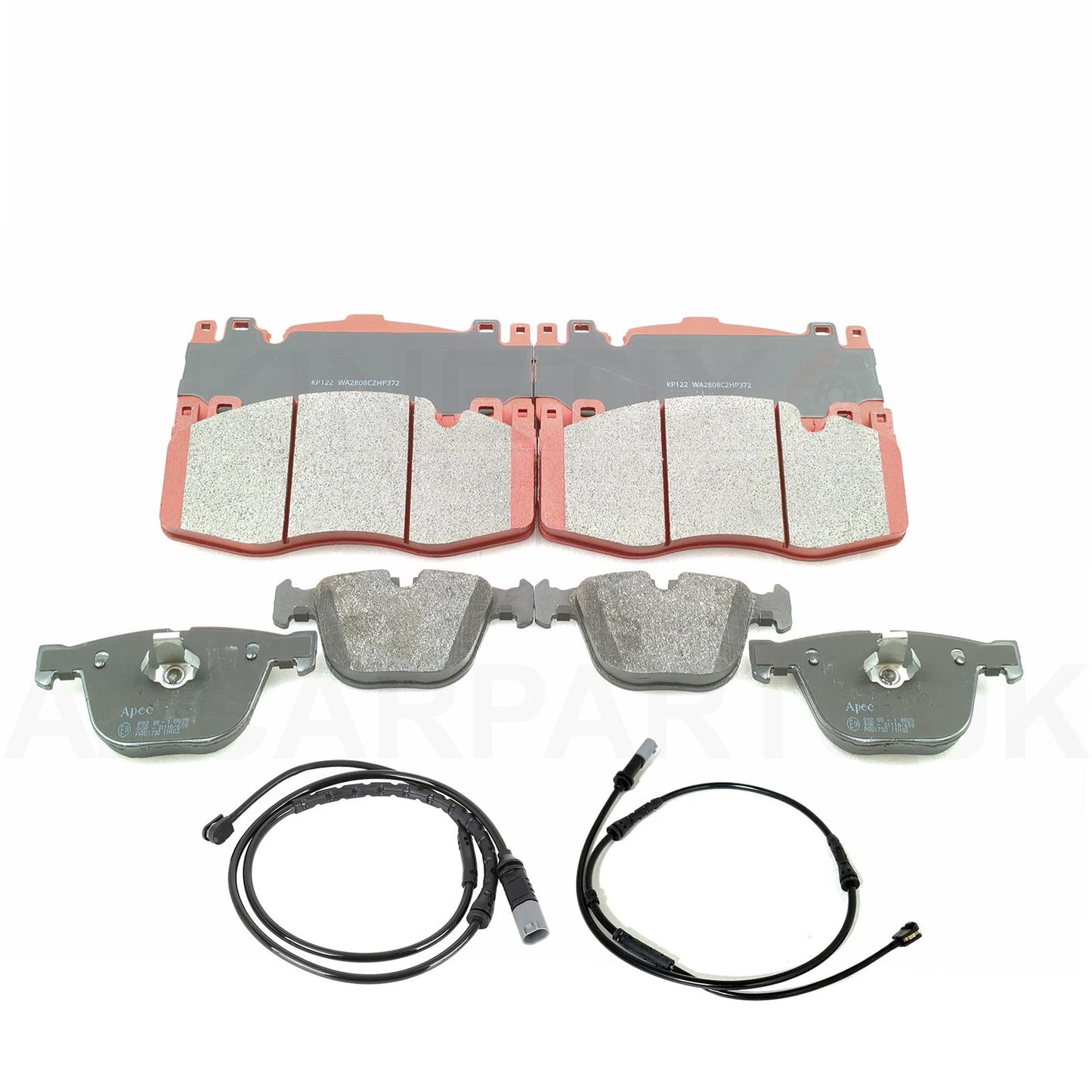 FOR BMW X5M F85 X6M F86 4.4 V8 FRONT REAR BRAKE PADS WEAR WIRE SENSOR LEAD PARKING HANDBRAKE SHOES SET & FITTING KIT
