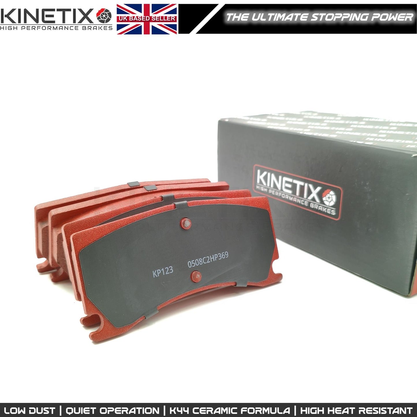 FOR PEUGEOT 308 GTi 2015-2021 CERAMIC RACING PERFORMANCE FRONT BRAKE PADS