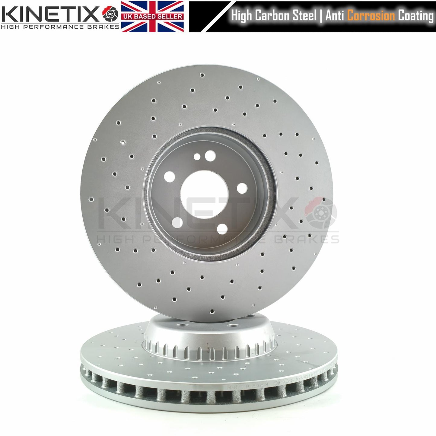 FOR MERCEDES E300d AMG SPORT DRILLED PERFORATED FRONT BRAKE DISCS PADS SENSOR 342mm