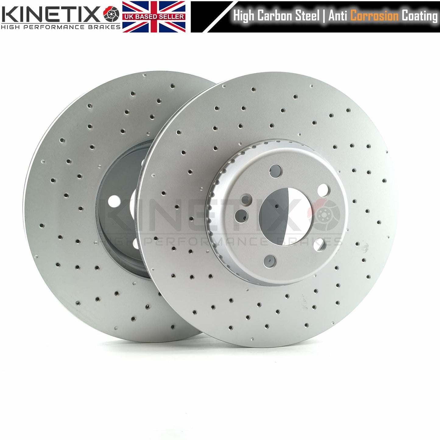 FOR MERCEDES C300 C300d C300e E300d E300 AMG SPORTS DRILLED FRONT REAR BRAKE DISCS 342mm 300mm