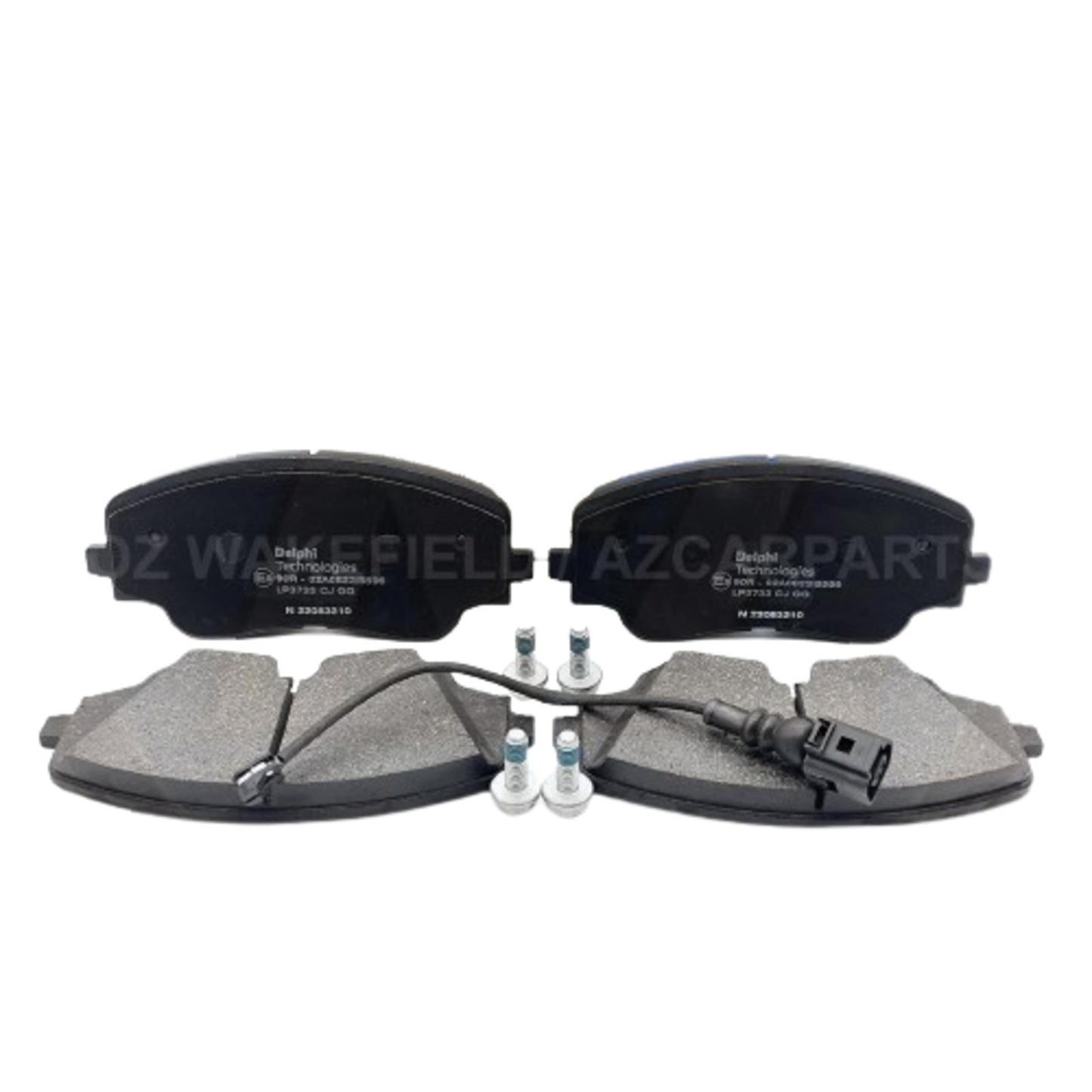 FOR VW GOLF R GTI CLUBSPORT MK8/8.5 DELPHI FRONT BRAKE PADS SET & WEAR SENSOR