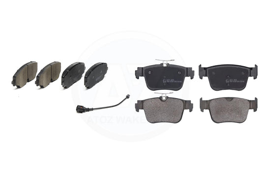 FRONT REAR DELPHI BRAKE PADS SET FOR VW ARTEON R GOLF R TIGUAN R 2.0 R AUDI S3