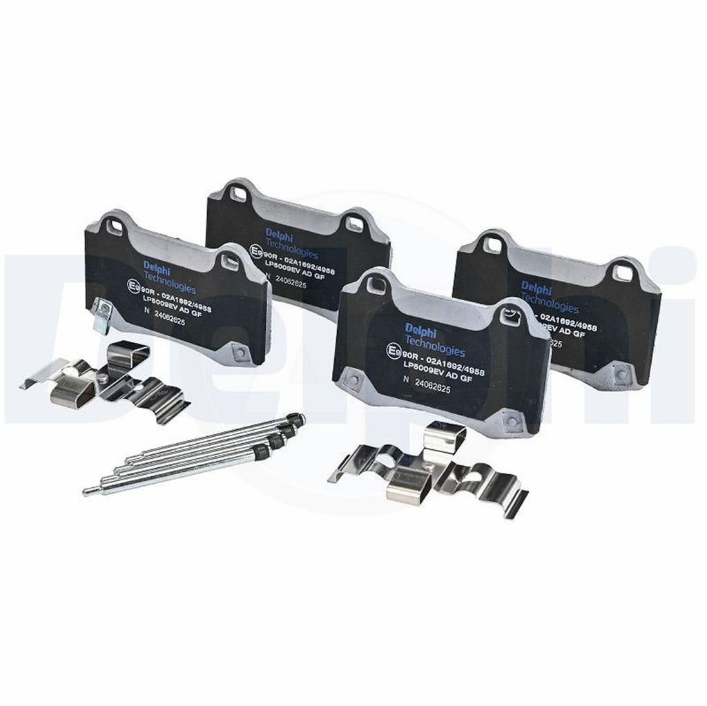 FOR TESLA MODEL S (5YJS) MODEL X (5YJX) DELPHI EV REAR BRAKE PADS SET RR