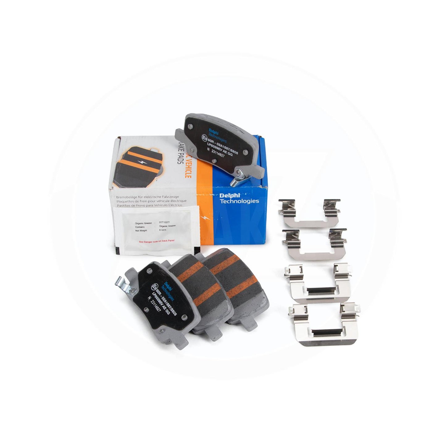 FOR TESLA MODEL S MODEL X REAR DELPHI EV OEQ BRAKE PADS 109741600B 156216000A