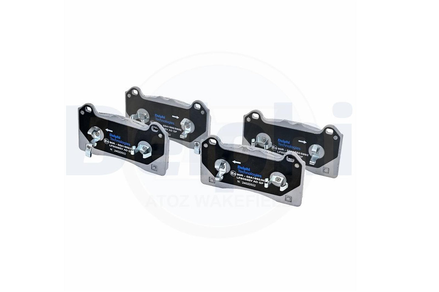 FITS FORD MUSTANG MACH E EV 2020- DELPHI OE QUALITY FRONT BRAKE PADS 2598657