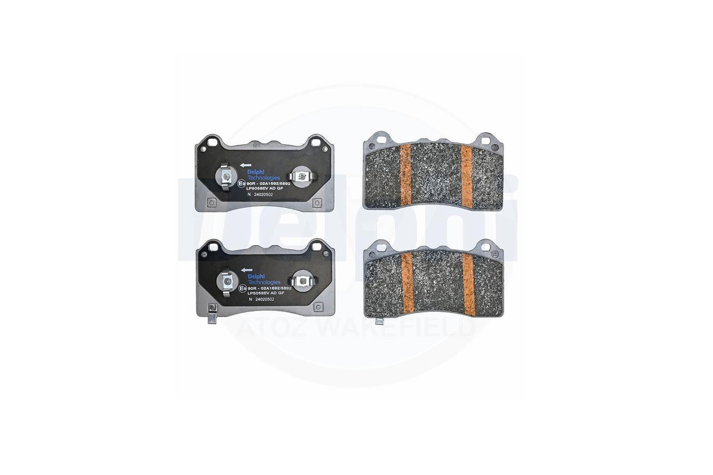 FITS FORD MUSTANG MACH E EV 2020- DELPHI OE QUALITY FRONT BRAKE PADS 2598657