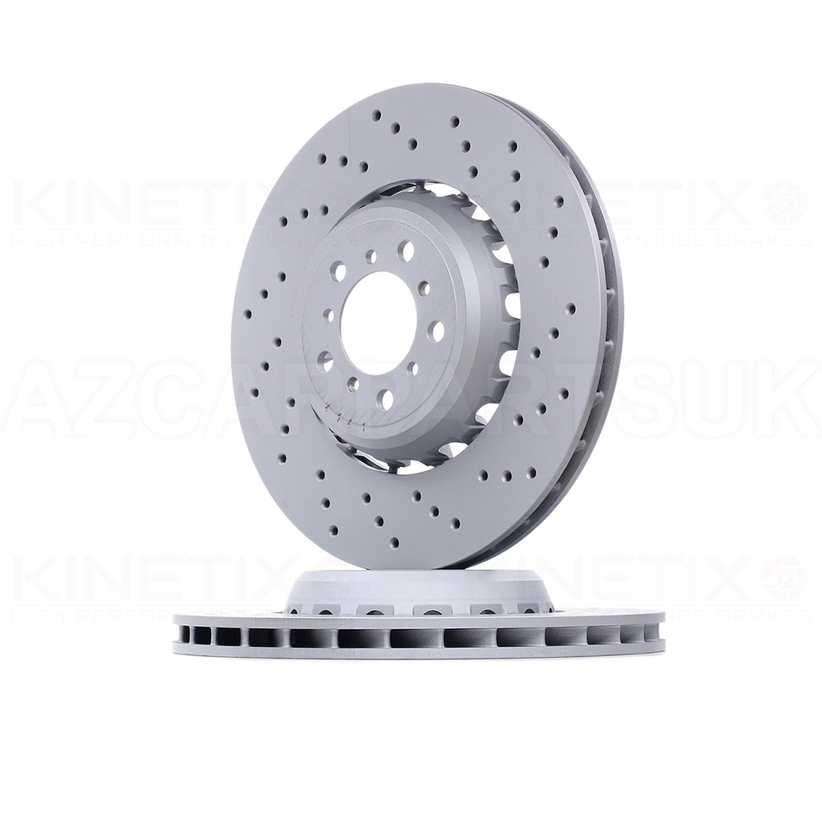 FOR BMW M2 CS (F87) REAR LEFT RIGHT CROSS DRILLED BRAKE DISCS PAIR 380mm X 28mm 34118072019 | 34118072020 | 34 11 8 072 019 | 34 11 8 072 020