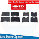 FOR TOYOTA CELICA ST205 GT4 2.0 TURBO FRONT AND REAR MINTEX BRAKE PADS