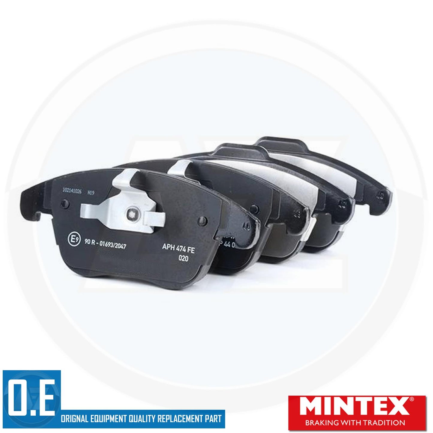 FOR MG GS 1.5 MG HS 1.5 EHS Hybrid FRONT BRAKE PADS SET OE QUALITY MINTEX