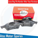 FOR FORD FOCUS 2.3 RS MK3 REAR CROSS DRILLED BRAKE DISCS MINTEX PADS 302mm