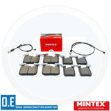 FOR BMW 1 2 3 4 SERIES FRONT REAR PREMIUM MINTEX BRAKE PADS + WEAR WIRE SENSORS